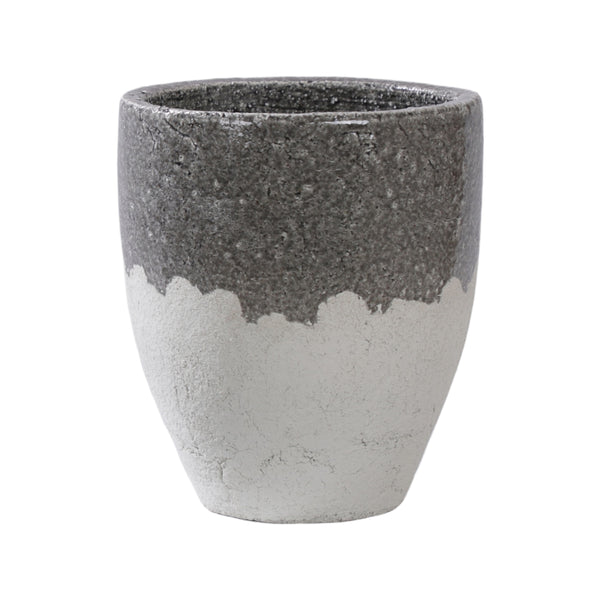 Clay, Pot, dia23.5xH27xW23.5cm, Grey/Off White